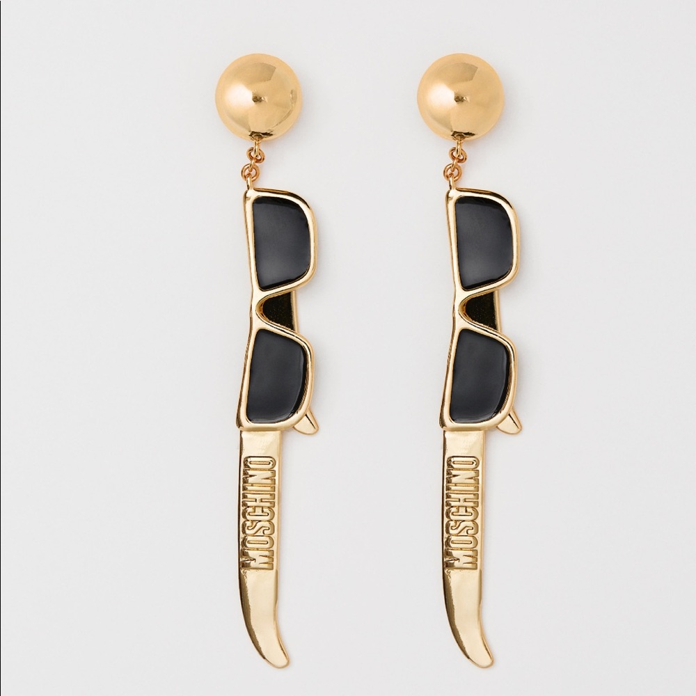 BNWB Moschino H&M limited edition clip on earrings